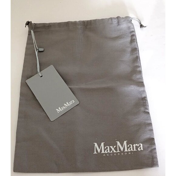 MAX MARA Dust Bag Lot of 3 Grey Beige Dustbags Medium Size Lot - Picture 5 of 13